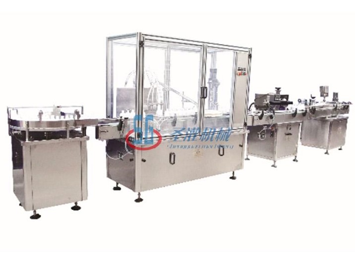 SGGX-4/8/12 type plastic bottle liquid filling production line